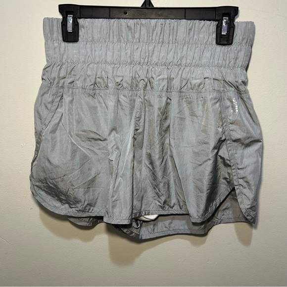 FP Movement by Free People Gray The Way Home Athletic Shorts Size Medium - Picture 1 of 6